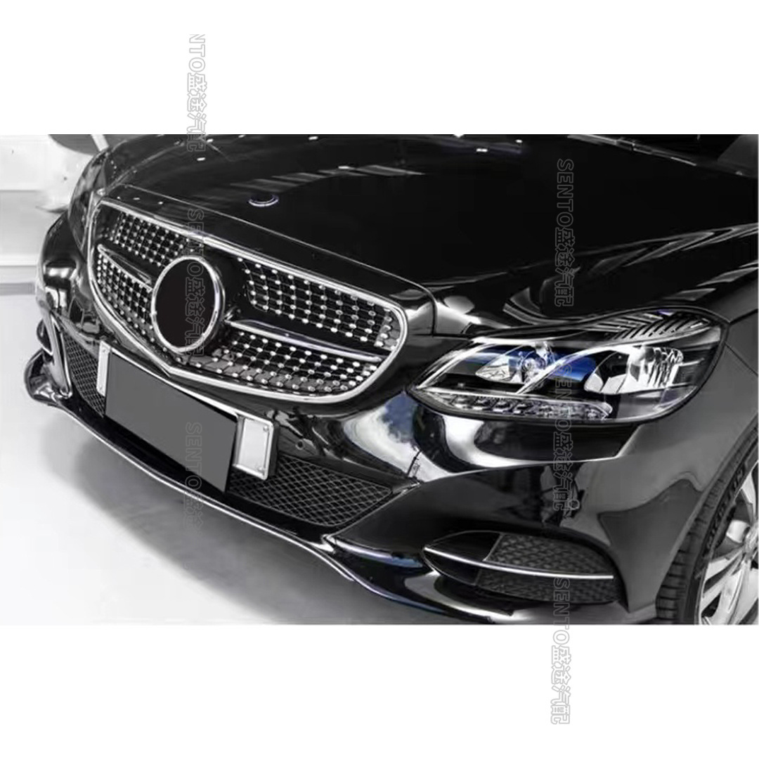 Suitable for 09-15 Mercedes-Benz E-Class W212 E260 E300 E350 E200 Mid-Grid Modified Starry Sky Gt Grille