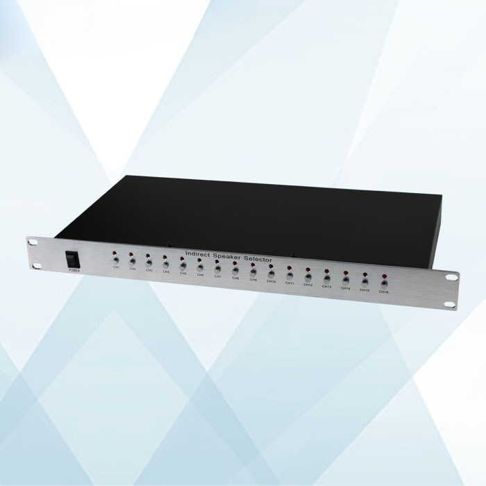 Sistema de radiodifusión pública del campus de 16 canales divisor matriz de transmisión de música de fondo amplificador de potencia de voltaje constante