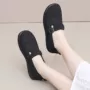 夏季妈妈平底年轻女网鞋