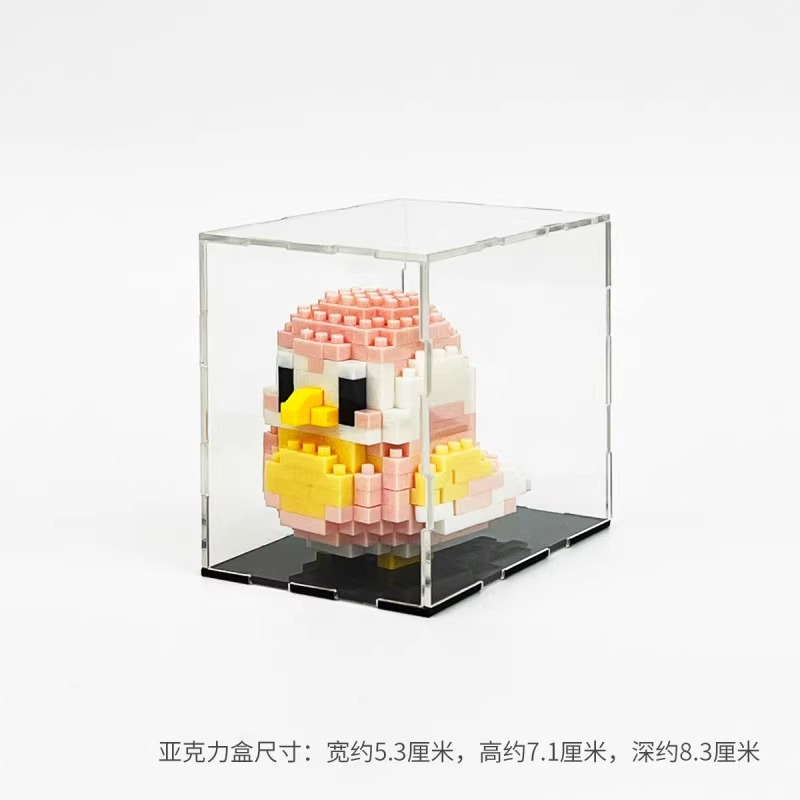 Compatible con Lego loro guacamayo, bloques de construcción, flores, adornos de animales, juguetes para niños hechos a mano, regalos para el día de los niños