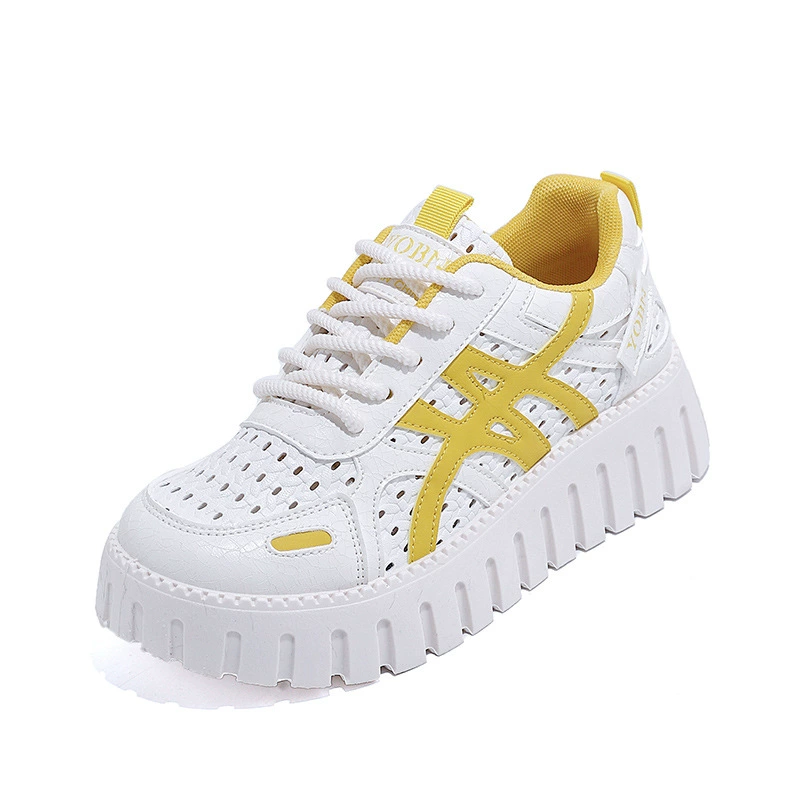 Summer footwear, universal mesh breathable sports shoes platform
