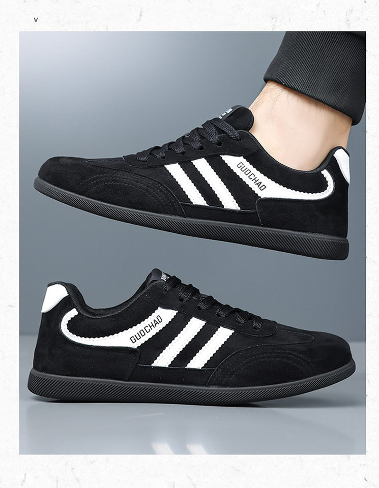 Giày sneaker nam cổ thấp thoáng khí phong cách retro, đế mềm, gót thấp 1–3 cm — 5516 màu kaki, 5516 màu đen, 5516 nâu chi tiết 22