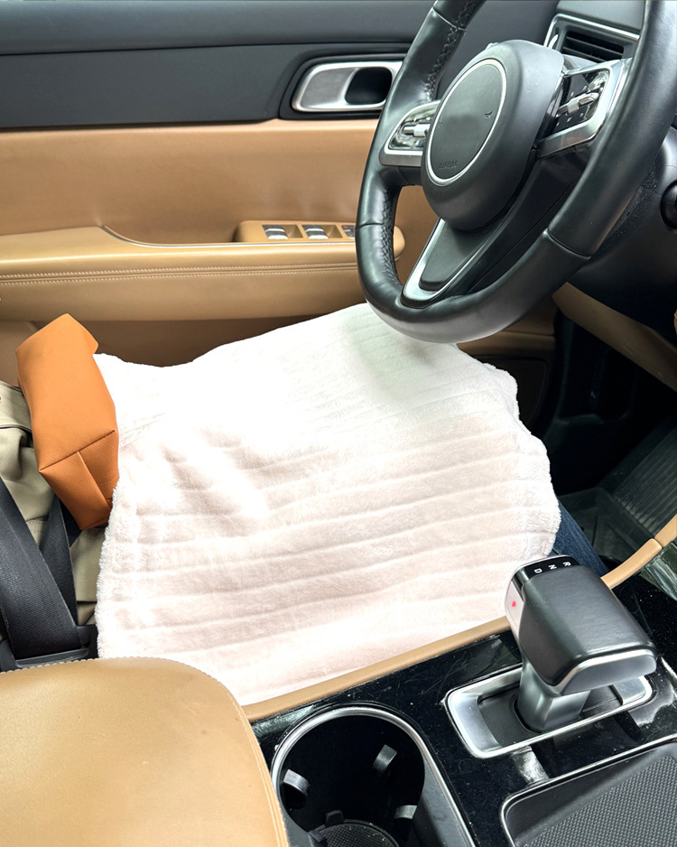 Car Leg Warmer Blanket for Women, Winter Driving Knee Protection Blanket, Body Warmer Quilt, Car Multifunctional Seat Belt Shoulder Protector