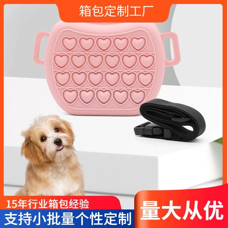 Домашние животные силиконовые сумки для кормления собачьих кормов