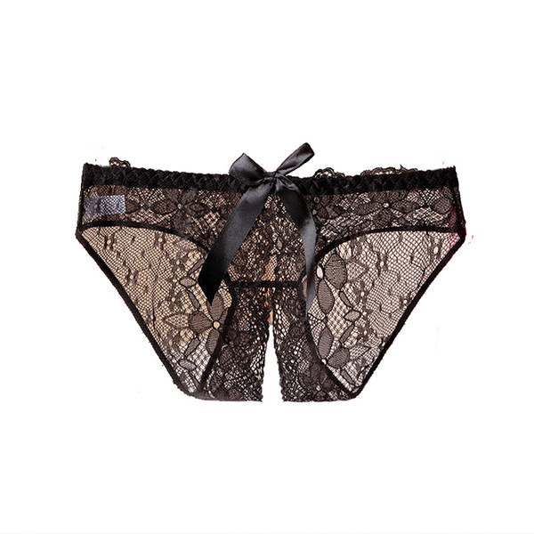Large size sexy underwear women's crotchless thong sexy lace…