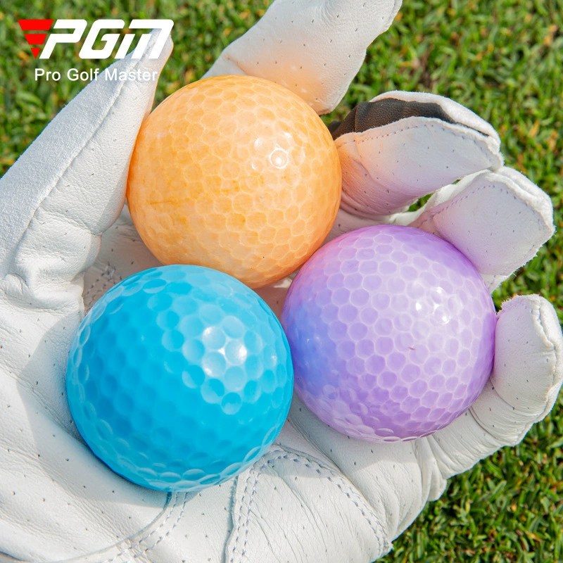 Новая цветная гольф-шар PGM Color Ball двух/трехслойный практический шар многоцветный твердый шар