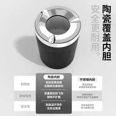 Car ashtray | anti-drop device