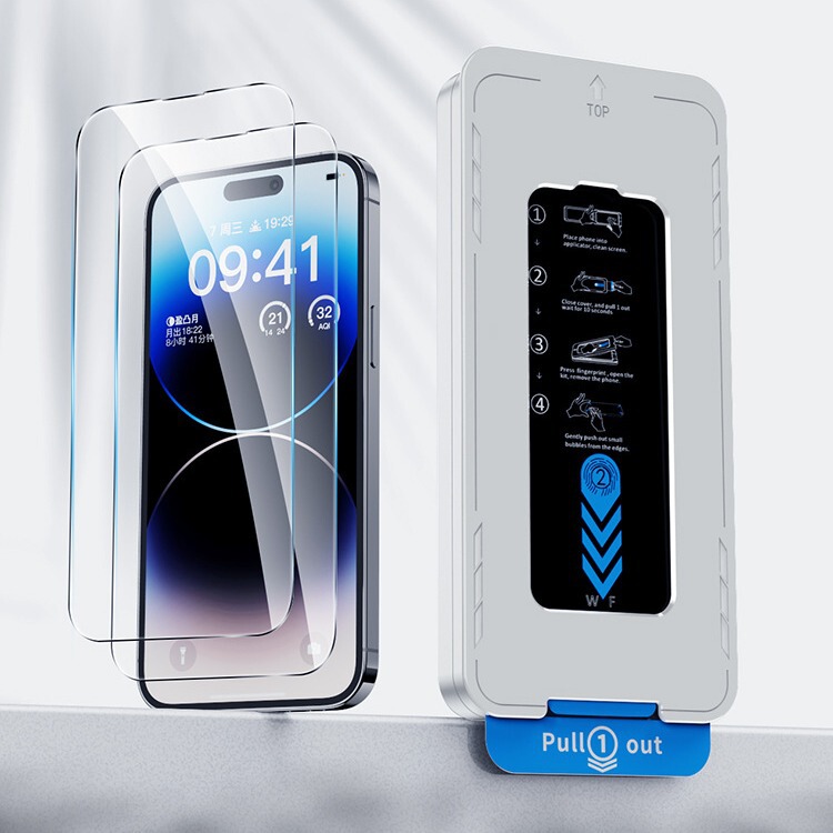 K9 glass is suitable for iPhone 18 Pro Max, offering high-definition privacy protection, electroplated automatic film application, and a pull-strap, dust-free design K9 glass is suitable for iPhone 18 Pro Max, offering high-definition privacy protection, electroplated automatic film application, and a pull-strap, dust-free design
