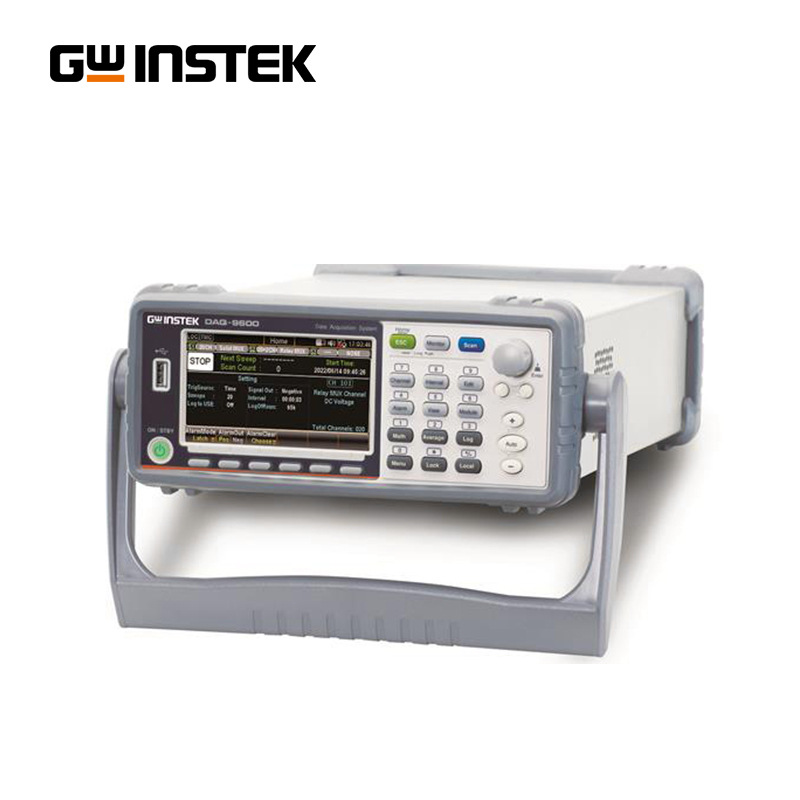 ��γGWINSTEK ���ݲɼ���DAQ-9600+ģ���ͨ��Ѳ���¼��