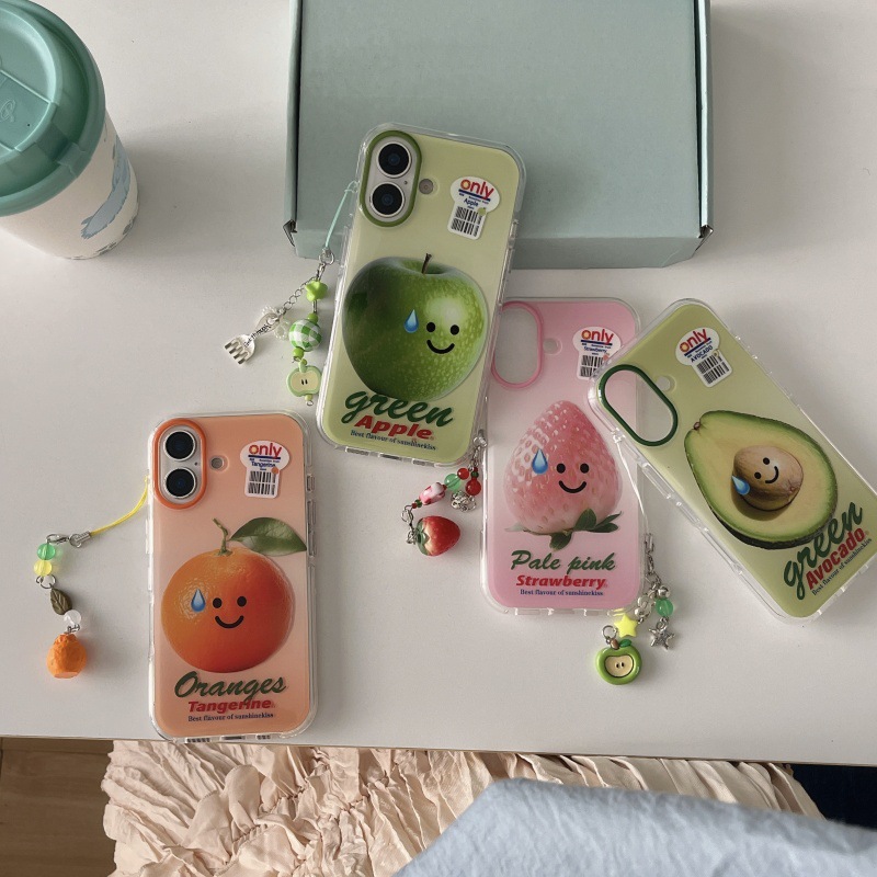 Fruta fresca y divertida de verano para Apple 15ProMax funda para teléfono móvil 16Pro lindo 14/13 nuevo 16PM