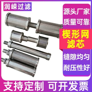 布水器滤芯树脂捕捉器滤芯楔形丝过滤芯不锈钢楔形丝滤芯