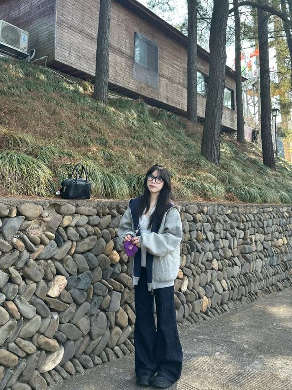 美式复古撞色连帽拉链卫衣外套女秋季休闲宽松开衫慵懒风灰色上衣|undefined