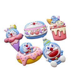 大號卡通食玩A夢樹脂配件冰箱貼奶油膠diy手機殼鑰匙扣掛件牆貼片