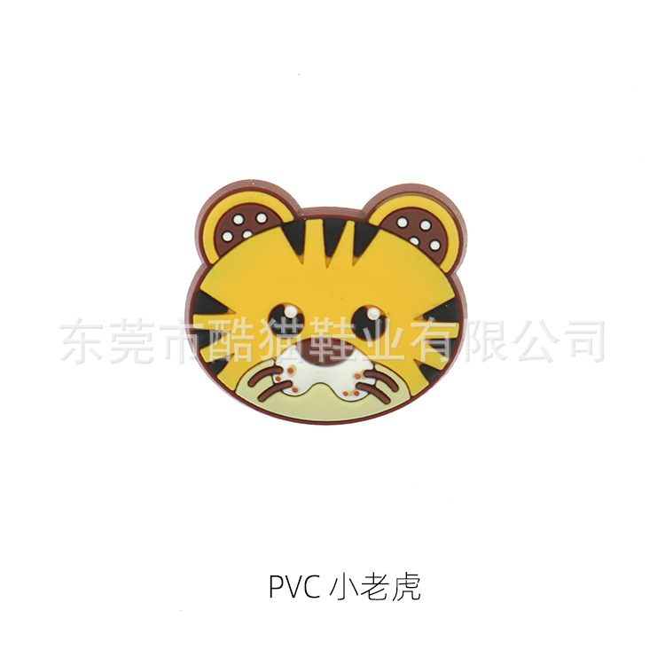 Nuevo estilo agujero zapatos flor lindo zapato hebilla carlochi zapatos accesorios dibujos animados agujero zapatos decoraciones accesorios animal mundo