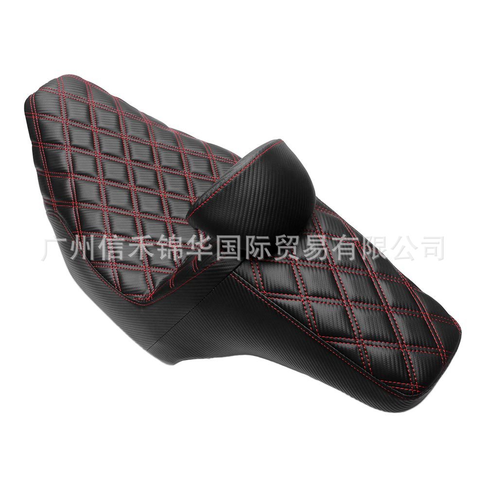 Suitable for Harley Road Glide Road King 24-26 motorcycle step-up seat without gel, with backrest