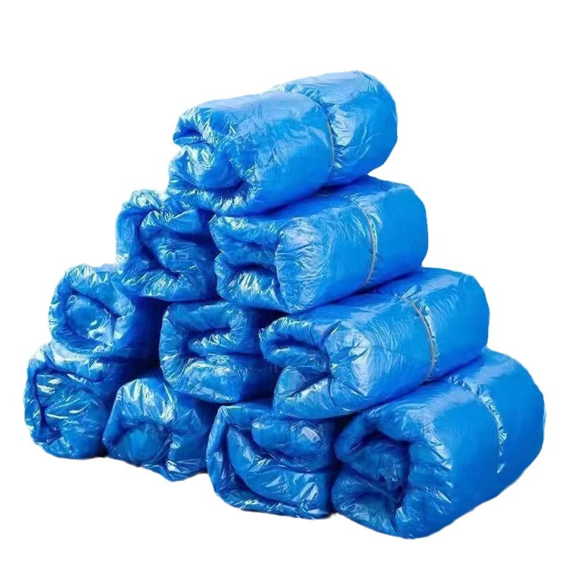 Cubiertas desechables para zapatos, cubiertas de plástico para el hogar, gruesas, impermeables, resistentes al desgaste, antideslizantes, para sala de máquinas, estudiantes, adultos, hospitalidad, cubiertas para pies de pe