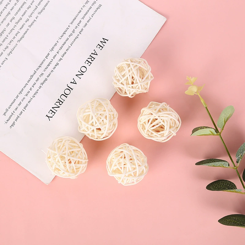 Трансграничный новый продукт, 4 см, деревянный шарик из ротанга, кролик, моляр, игрушка, маленький хомяк, украшение для шиншиллы, домашнее животное, кошка