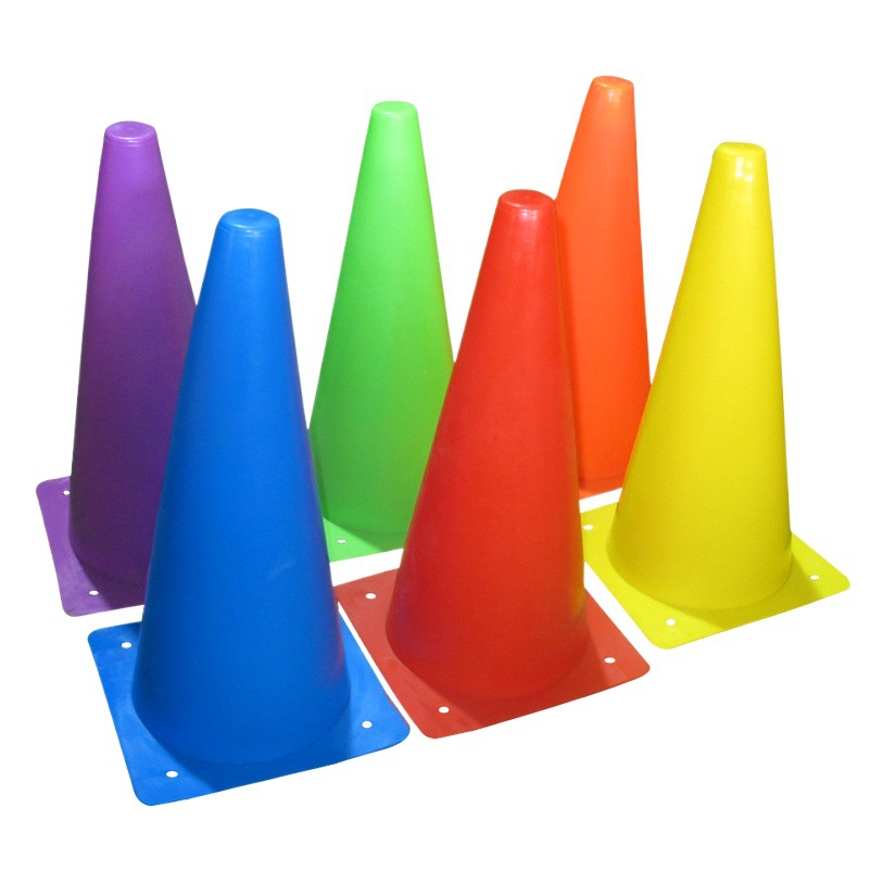 Logo barrel basketball training obstacle disc winding Rod ice cream cone barrel pile tube football training auxiliary equipment