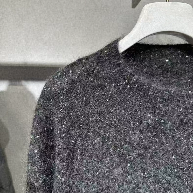 Winter knitted nail sequins, sweater, 132071g