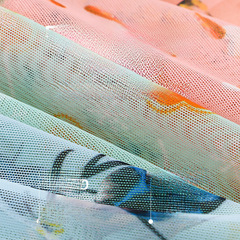 Men's underwear with ultra-thin printed ice silk, men's four-corner shorts, men's briefs, summer 