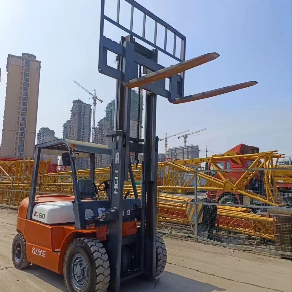 Shanghai para exportación de carretillas elevadoras de segunda mano 345678910 tonelaje completo