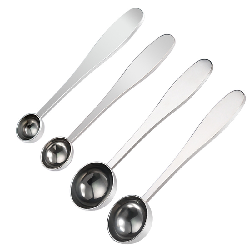 Acero inoxidable café leche té utensilios de cocina cuchara cuantitativa cuchara de polvo cuchara de condimentos herramientas de cocina de horneado cuchara cuantitativa