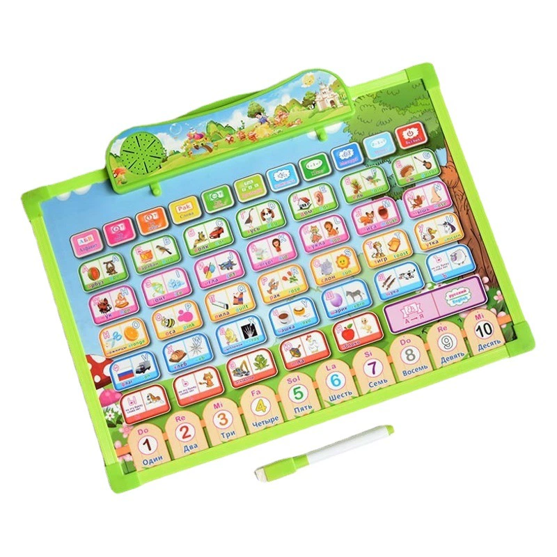 Трансграничная Внешняя торговля русская аудио доска для рисования один язык двуязычная звуковая доска для рисования русский и английский двуязычная звуковая доска для рисования оптом