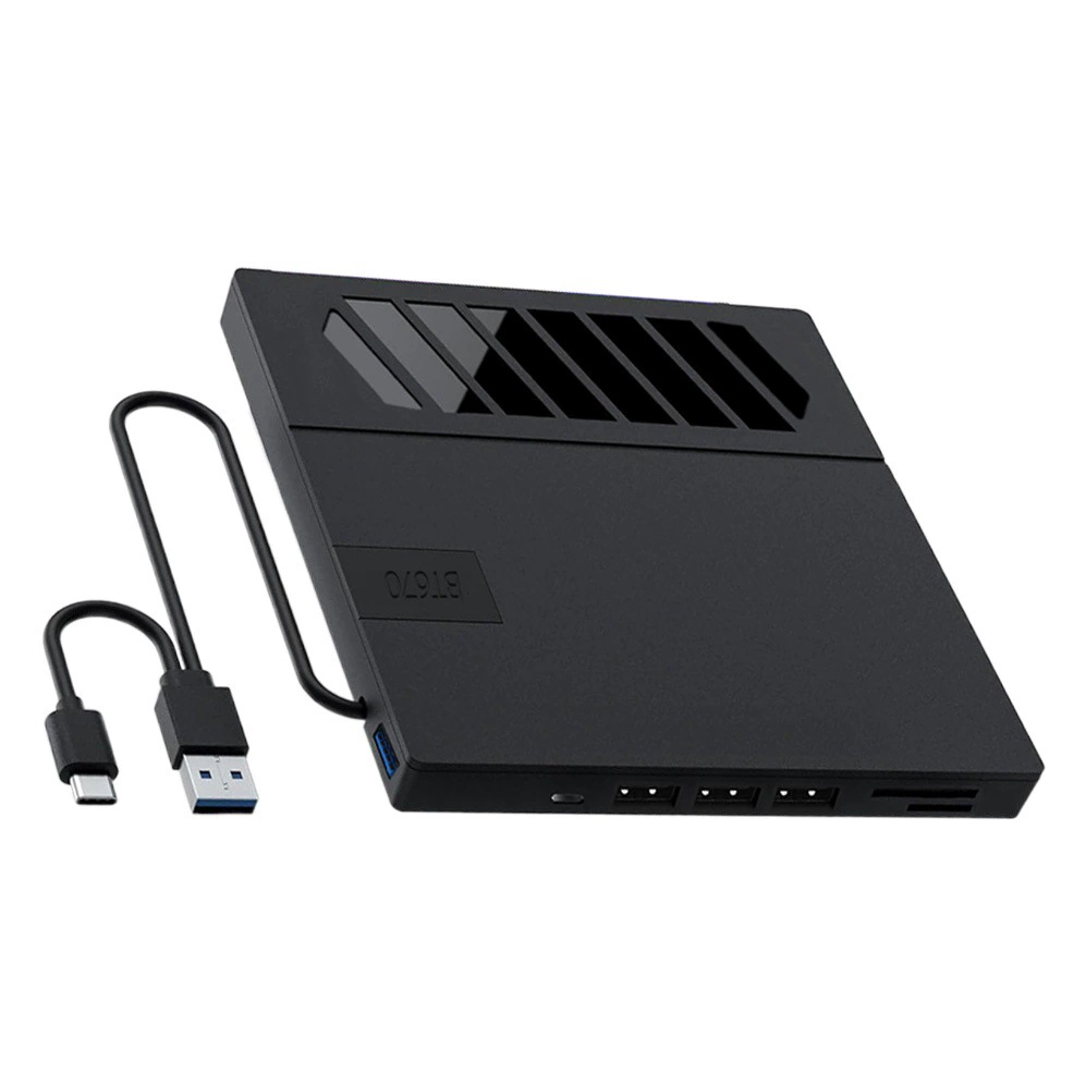 Многофункциональный мобильный оптический привод для компьютеров и ноутбуков, DVD-привод, семифункциональное устройство для чтения и записи с поддержкой карт памяти, USB-оптический привод, устройство «все в одном»