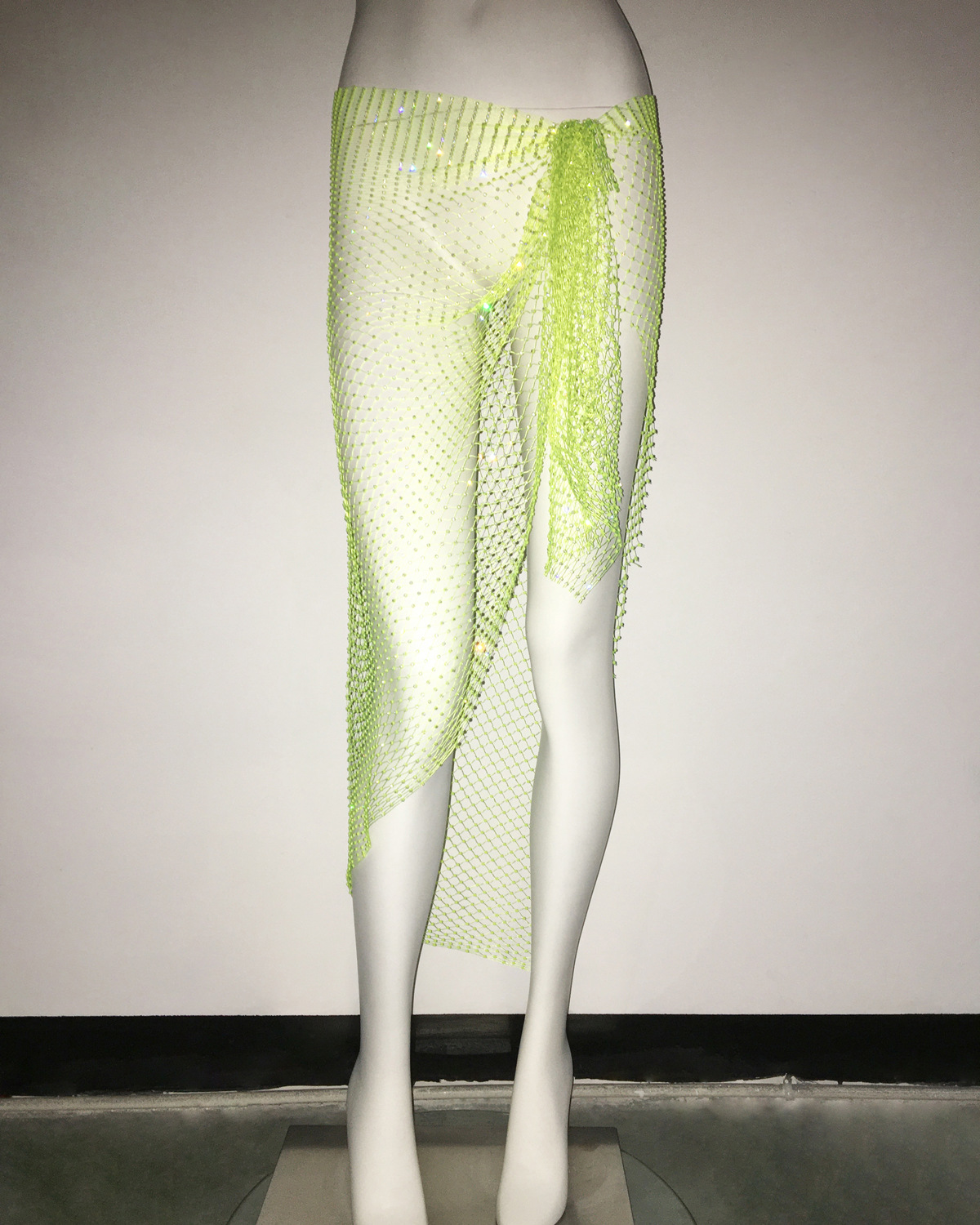 129g Weight Midi Dress Dress Length Type Skirt Dresses Type Polyester, Glass Fabric Type Low Waist Waist Line Swimming Pool Occasion See-Through Function Regular Fit Fit Type Solid Color Pattern Summer Season Women's Gender Sexy Style Summer Sexy Solid Color Polyester Glass Midi Dress Skirts 12