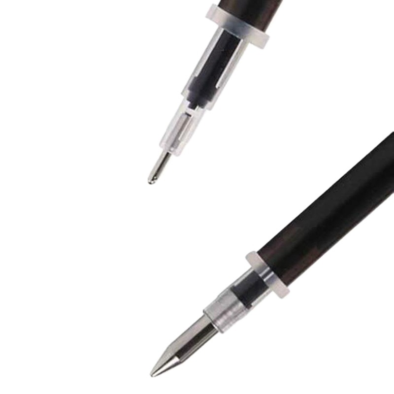 12 Packs Bullet Refill Transparent Carbon Black 0.5mm Full Needle Neutral Refill Waterborne Refill Wholesale