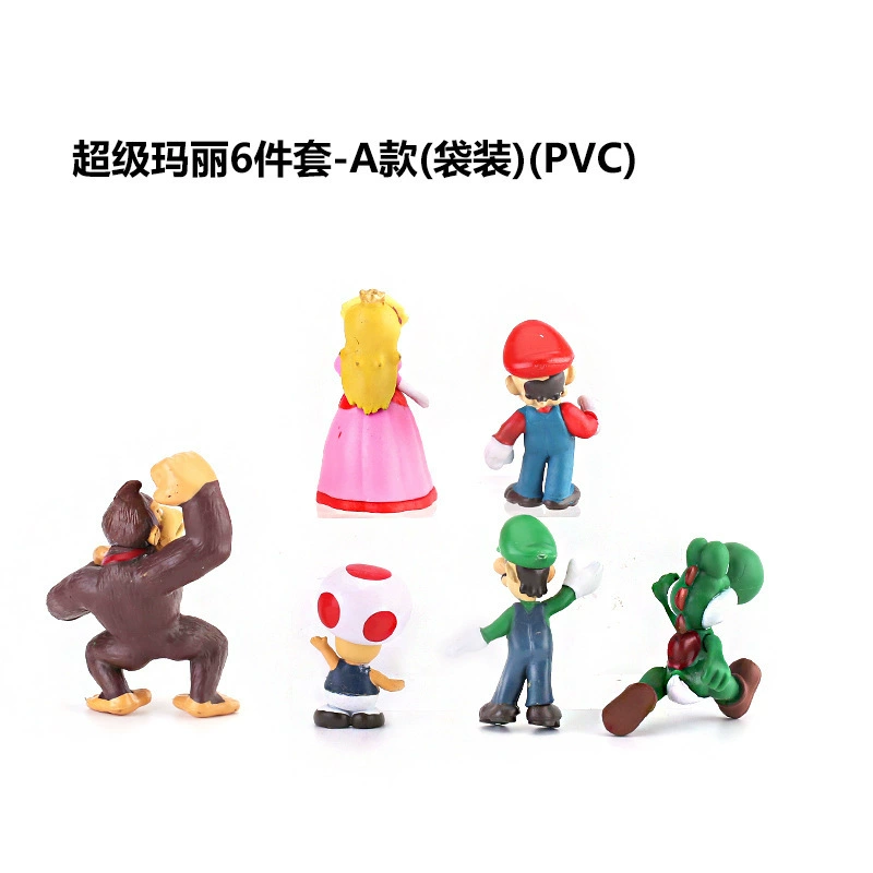 (Cross-border trading), Mario, set, minifigure, 6 pieces