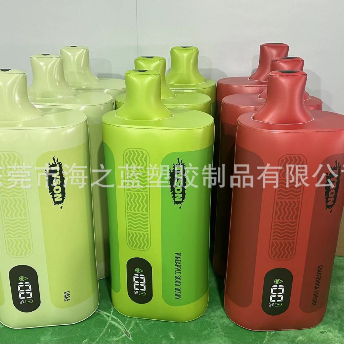 PVC充气仿真电子烟打火器D制各种充气气模产品大小尺寸可选