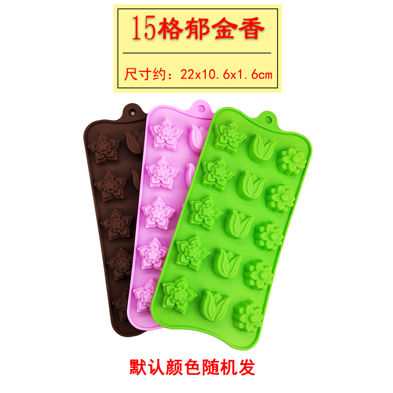 Molde de silicona para pudín gelatina chocolate y jabón DIY