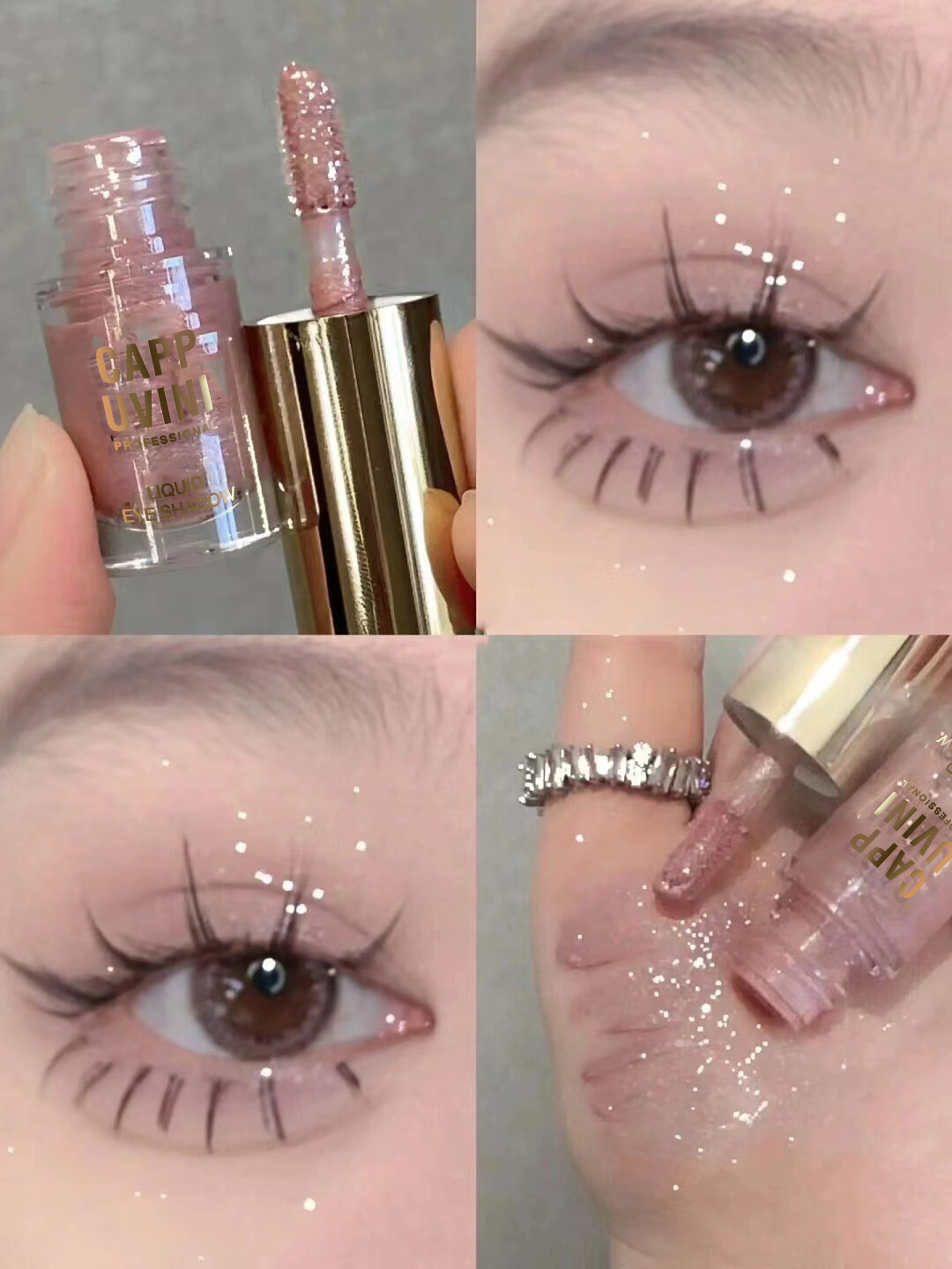 Fashion Highlight Brightening Color Liquid Eye Shadow display picture 3