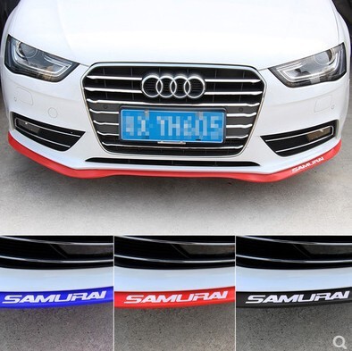 Car front lip anti-collision strip factory direct sale beautiful rubber strip universal front shovel modified carbon fiber bumper decoration