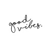 Good Vibes cross -border body sticker windshield personalized sticker waterproof alphabet sticker sticker car flower car supplies