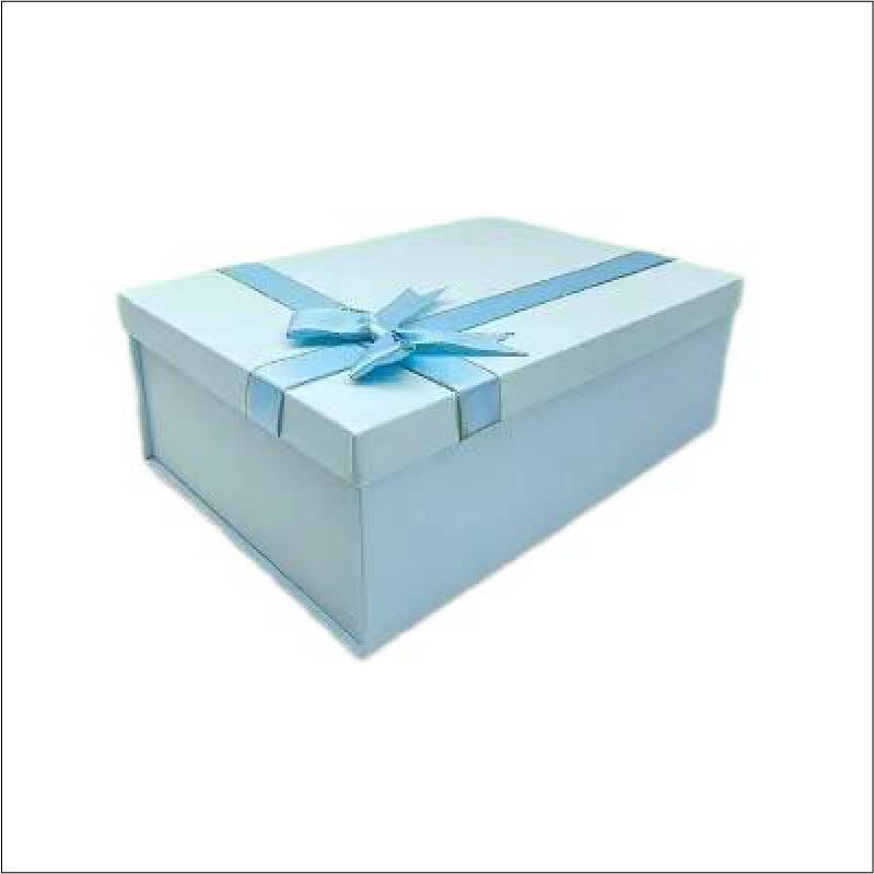 Tapa plegable caja de regalo cinta arco zapato grande y ropa caja de regalo de una pieza CAJA PLEGABLE caja de regalo negro