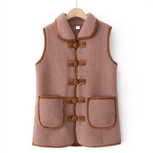 奶奶春秋款外套中老年人唐装马甲女婆婆背心坎肩秋装上衣妈妈衣服