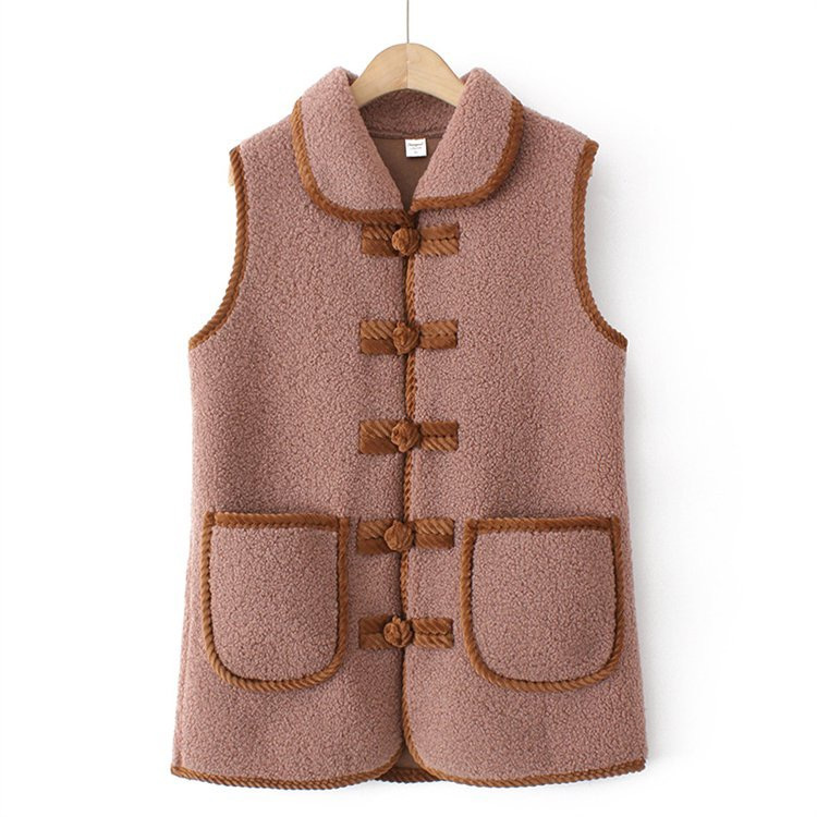 奶奶春秋款外套中老年人唐装马甲女婆婆背心坎肩秋装上衣妈妈衣服