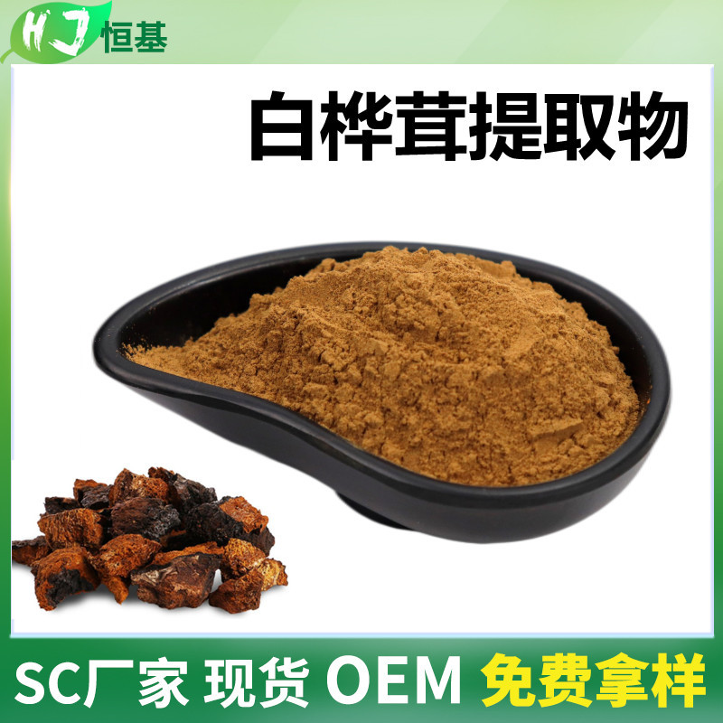 白桦茸提取物 10:1 白桦茸多糖 1㎏装 SC厂家 批发 白桦茸提取