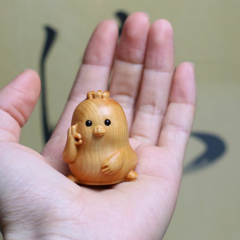 2025崖柏木雕十二生肖摆件鼠牛虎兔龙蛇马羊猴鸡狗猪手把件工艺品|undefined
