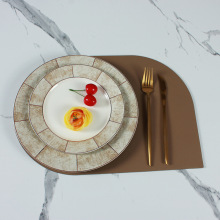 样板房样板间摆台装饰盘酒店西式餐盘陶瓷圆盘北欧盘子高端牛排盘