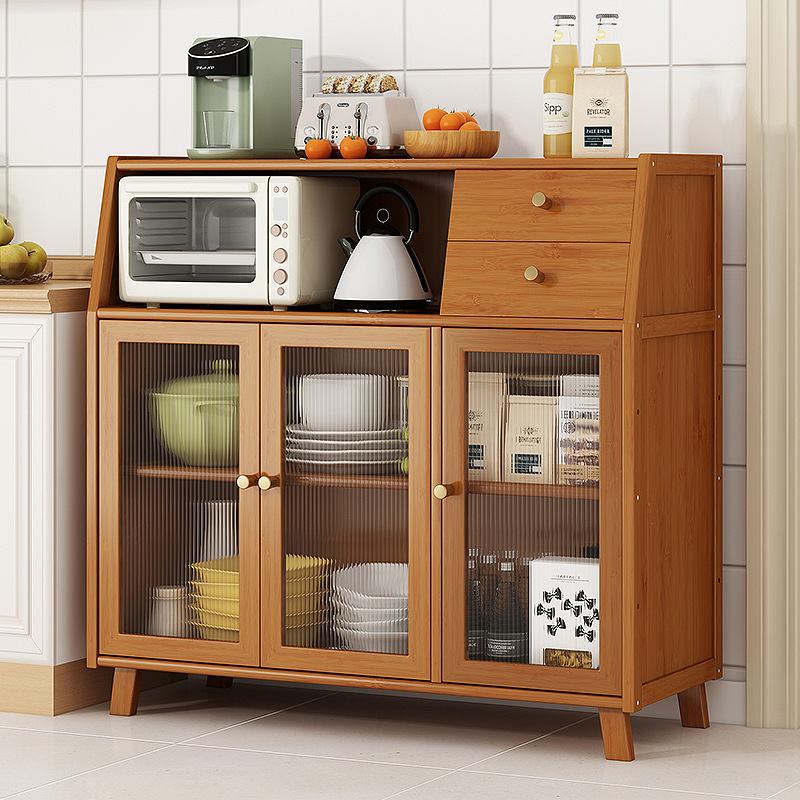 Simple Wall-Mounted Sideboard Integrated Storage Cabinet Tea Cabinet Kitchen Cabinet Home Sideboard Living Room Side Cabinet Storage Cabinet