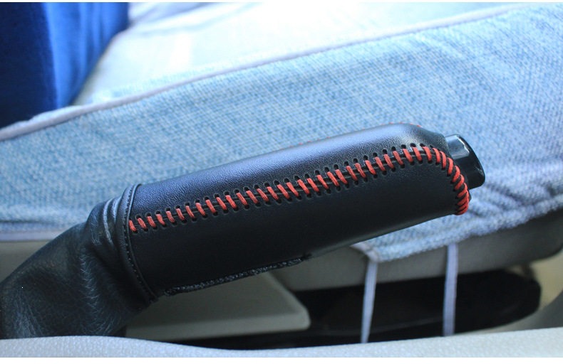 Tefu Ruis Fox Escape gear shift knob cover, Wingbo automatic gear shift cover, genuine leather car gear shift lever cover