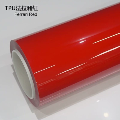 Tpu Color-Changing Film Ppf Colored Auto Color Change Film - tpu-ferrari-red-1524mx15m