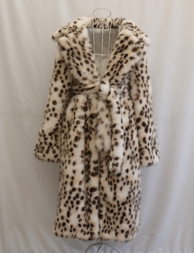 Dammekleeder Pelzmantel Pelz Laangmantel Toka Woll Kostüm Kraang Rimm Nerz Fleece Windjacke_voghion.com