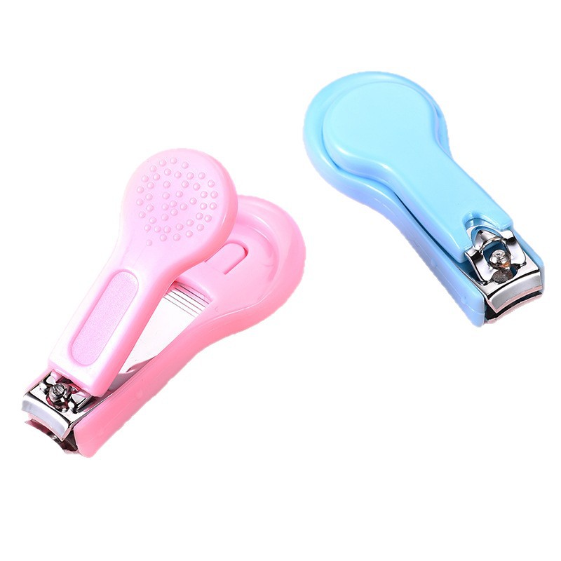 Inglés tarjeta bebé cortaúñas bebé cuidado de las uñas tijeras recién nacido