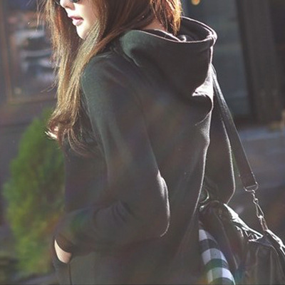 Women's Hooded Sweatshirt Sweatshirt with Fleece for Spring, Autumn, and Winter Long Sleeve Slim Hooded Sweatshirt Sweatshirt Outerwear