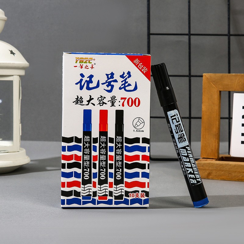 700 marca marcador oleoso especial impermeable aceitoso gancho línea marcador para logística fábrica al por mayor