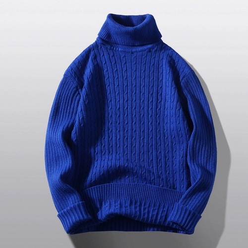 Mainly Promoted Running Volume Autumn and Winter Base Knit Sweater for Men Casual Fitting High Collar Knit Shirt